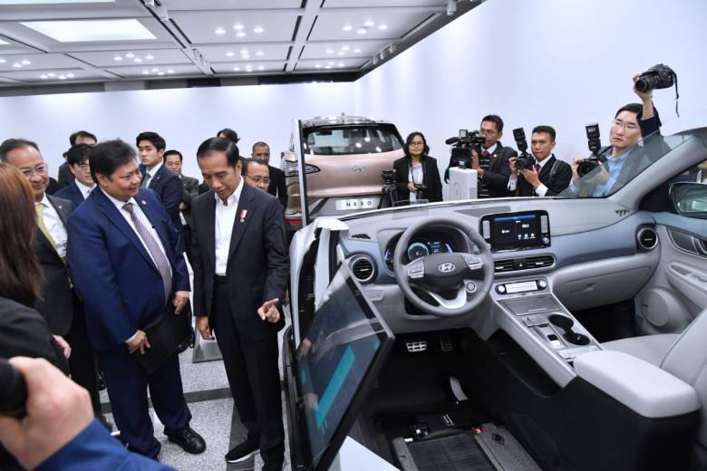 Presiden Jokowi Kunjungi Pabrik Hyundai di Ulsan